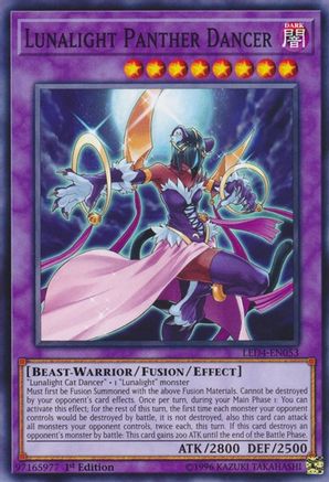 Lunalight Panther Dancer (LED4-EN053) - Legendary Duelists: Sisters of the Rose 1st Edition - Premium Yugioh Single from Konami - Just $0.44! Shop now at Game Crave Tournament Store