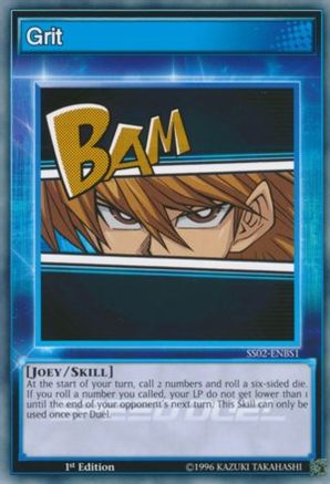 Grit (SS02-ENBS1) - Speed Duel Decks: Duelists of Tomorrow 1st Edition - Premium Yugioh Single from Konami - Just $0.25! Shop now at Game Crave Tournament Store