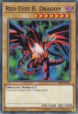 Red-Eyes B. Dragon (SS02-ENB01) - Speed Duel Decks: Duelists of Tomorrow 1st Edition - Premium Yugioh Single from Konami - Just $0.08! Shop now at Game Crave Tournament Store