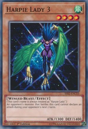Harpie Lady 3 (SS02-ENC03) - Speed Duel Decks: Duelists of Tomorrow 1st Edition - Premium Yugioh Single from Konami - Just $0.26! Shop now at Game Crave Tournament Store