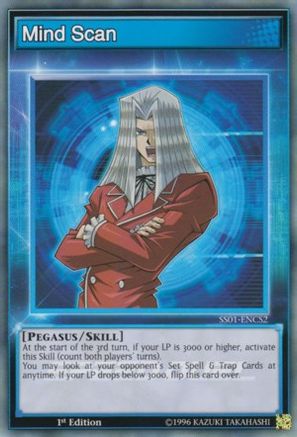 Mind Scan (SS01-ENCS2) - Speed Duel Decks: Destiny Masters 1st Edition - Premium Yugioh Single from Konami - Just $0.26! Shop now at Game Crave Tournament Store