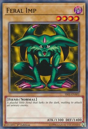 Feral Imp (SS01-ENA02) - Speed Duel Decks: Destiny Masters 1st Edition - Premium Yugioh Single from Konami - Just $0.25! Shop now at Game Crave Tournament Store