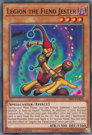 Legion the Fiend Jester (SS01-ENA05) - Speed Duel Decks: Destiny Masters 1st Edition - Premium Yugioh Single from Konami - Just $0.25! Shop now at Game Crave Tournament Store