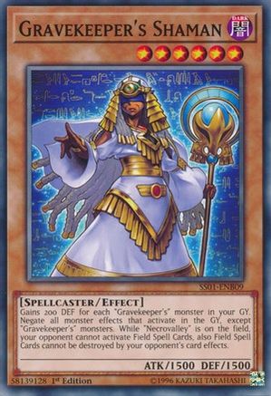 Gravekeeper's Shaman (SS01-ENB09) - Speed Duel Decks: Destiny Masters 1st Edition - Premium Yugioh Single from Konami - Just $0.26! Shop now at Game Crave Tournament Store