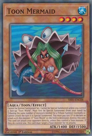 Toon Mermaid (SS01-ENC06) - Speed Duel Decks: Destiny Masters 1st Edition - Premium Yugioh Single from Konami - Just $0.31! Shop now at Game Crave Tournament Store