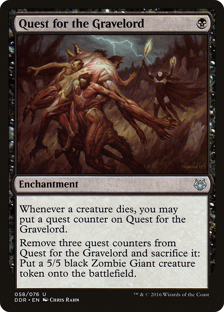 Quest for the Gravelord (DDR-058) - Duel Decks: Nissa vs. Ob Nixilis - Premium MTG Single from Wizards of the Coast - Just $0.08! Shop now at Game Crave Tournament Store