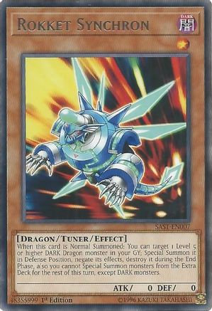 Rokket Synchron (SAST-EN007) - Savage Strike 1st Edition - Premium Yugioh Single from Konami - Just $0.08! Shop now at Game Crave Tournament Store