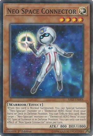Neo Space Connector (SAST-EN008) - Savage Strike 1st Edition - Premium Yugioh Single from Konami - Just $0.26! Shop now at Game Crave Tournament Store