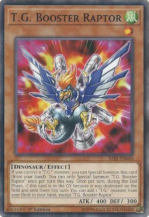 T.G. Booster Raptor (SAST-EN010) - Savage Strike Unlimited - Premium Yugioh Single from Konami - Just $0.23! Shop now at Game Crave Tournament Store