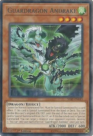 Guardragon Andrake (SAST-EN015) - Savage Strike 1st Edition - Premium Yugioh Single from Konami - Just $0.25! Shop now at Game Crave Tournament Store