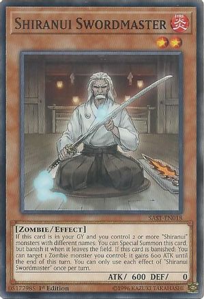 Shiranui Swordmaster (SAST-EN018) - Savage Strike 1st Edition - Premium Yugioh Single from Konami - Just $0.25! Shop now at Game Crave Tournament Store