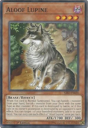 Aloof Lupine (SAST-EN030) - Savage Strike 1st Edition - Premium Yugioh Single from Konami - Just $0.34! Shop now at Game Crave Tournament Store