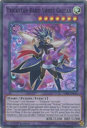 Trickstar Band Sweet Guitar (SAST-EN033) - Savage Strike 1st Edition - Premium Yugioh Single from Konami - Just $0.35! Shop now at Game Crave Tournament Store