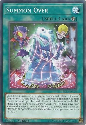 Summon Over (SAST-EN070) - Savage Strike 1st Edition - Premium Yugioh Single from Konami - Just $0.25! Shop now at Game Crave Tournament Store