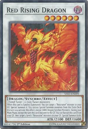 Red Rising Dragon (SAST-EN099) - Savage Strike 1st Edition - Premium Yugioh Single from Konami - Just $0.25! Shop now at Game Crave Tournament Store