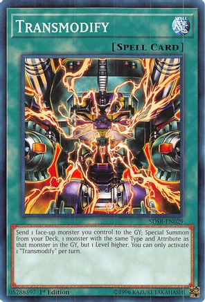Transmodify (SDSB-EN029) - Structure Deck: Soulburner 1st Edition - Premium Yugioh Single from Konami - Just $0.26! Shop now at Game Crave Tournament Store
