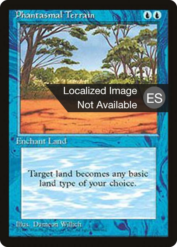 Phantasmal Terrain (4BB-089) - Fourth Edition Foreign Black Border - Premium MTG Single from Wizards of the Coast - Just $0.18! Shop now at Game Crave Tournament Store