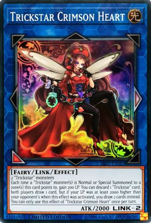 Trickstar Crimson Heart (SAST-ENSE3) - Savage Strike Limited - Premium Yugioh Single from Konami - Just $0.25! Shop now at Game Crave Tournament Store