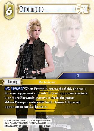 Prompto EX (OPUS VIII) - Premium Final Fantasy Single from Opus VIII - Just $0.38! Shop now at Game Crave Tournament Store