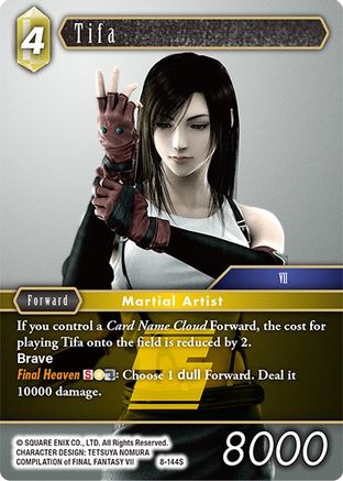 Tifa (OPUS VIII) Foil - Premium Final Fantasy Single from Opus VIII - Just $28.94! Shop now at Game Crave Tournament Store