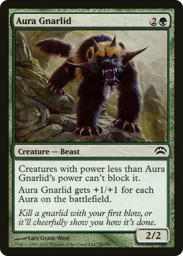 Aura Gnarlid (PC2-055) - Planechase 2012 - Premium MTG Single from Wizards of the Coast - Just $0.25! Shop now at Game Crave Tournament Store