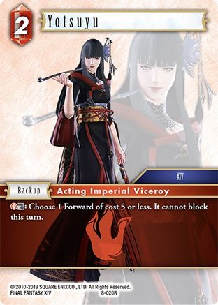 Yotsuyu (OPUS VIII) Foil - Premium Final Fantasy Single from Opus VIII - Just $0.83! Shop now at Game Crave Tournament Store