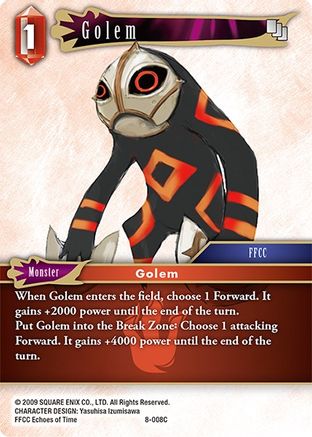 Golem (OPUS VIII) Foil - Premium Final Fantasy Single from Opus VIII - Just $0.25! Shop now at Game Crave Tournament Store