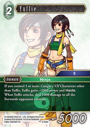 Yuffie (Hero) (OPUS VIII) Foil - Premium Final Fantasy Single from Opus VIII - Just $3.94! Shop now at Game Crave Tournament Store