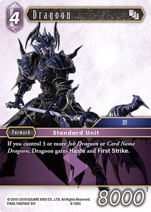 Dragoon (XIV) (OPUS VIII) Foil - Premium Final Fantasy Single from Opus VIII - Just $0.47! Shop now at Game Crave Tournament Store
