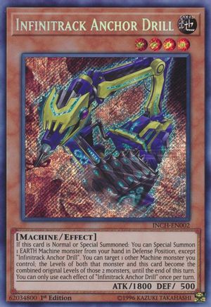 Infinitrack Anchor Drill (INCH-EN002) - The Infinity Chasers 1st Edition - Premium Yugioh Single from Konami - Just $2.24! Shop now at Game Crave Tournament Store
