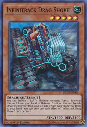 Infinitrack Drag Shovel (INCH-EN004) - The Infinity Chasers 1st Edition - Premium Yugioh Single from Konami - Just $0.25! Shop now at Game Crave Tournament Store