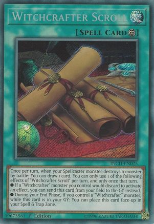Witchcrafter Scroll (INCH-EN025) - The Infinity Chasers 1st Edition - Premium Yugioh Single from Konami - Just $0.49! Shop now at Game Crave Tournament Store