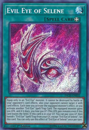 Evil Eye of Selene (INCH-EN032) - The Infinity Chasers 1st Edition - Premium Yugioh Single from Konami - Just $0.38! Shop now at Game Crave Tournament Store