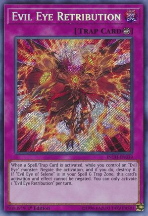 Evil Eye Retribution (INCH-EN039) - The Infinity Chasers 1st Edition - Premium Yugioh Single from Konami - Just $0.32! Shop now at Game Crave Tournament Store