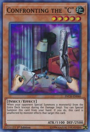 Confronting the "C" (INCH-EN040) - The Infinity Chasers 1st Edition - Premium Yugioh Single from Konami - Just $0.25! Shop now at Game Crave Tournament Store