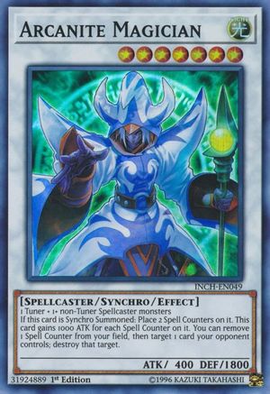 Arcanite Magician (INCH-EN049) - The Infinity Chasers 1st Edition - Premium Yugioh Single from Konami - Just $0.86! Shop now at Game Crave Tournament Store
