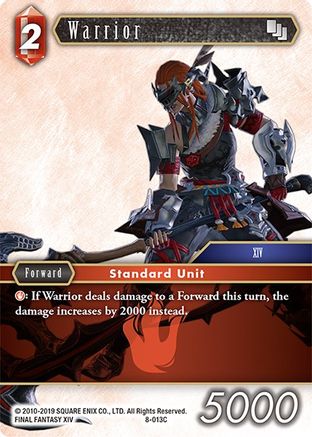 Warrior (OPUS VIII) Foil - Premium Final Fantasy Single from Opus VIII - Just $0.25! Shop now at Game Crave Tournament Store