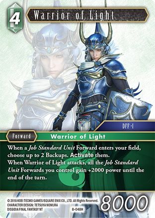 Warrior of Light (OPUS VIII) Foil - Premium Final Fantasy Single from Opus VIII - Just $0.36! Shop now at Game Crave Tournament Store