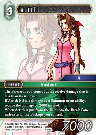 Aerith (OPUS VIII) Foil - Premium Final Fantasy Single from Opus VIII - Just $4.27! Shop now at Game Crave Tournament Store