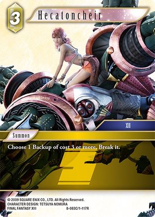Hecatoncheir (OPUS VIII) Foil - Premium Final Fantasy Single from Opus VIII - Just $2.76! Shop now at Game Crave Tournament Store