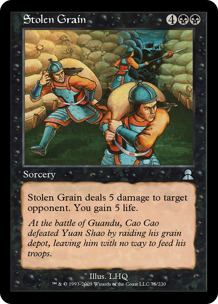 Stolen Grain (ME3-075) - Masters Edition III - Premium MTG Single from Wizards of the Coast - Just $0! Shop now at Game Crave Tournament Store