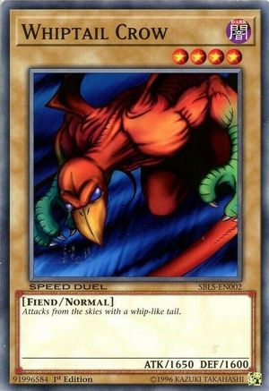Whiptail Crow (SBLS-EN002) - Speed Duel: Arena of Lost Souls 1st Edition - Premium Yugioh Single from Konami - Just $0.25! Shop now at Game Crave Tournament Store