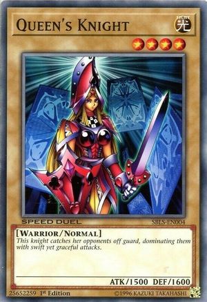 Queen's Knight (SBLS-EN004) - Speed Duel: Arena of Lost Souls 1st Edition - Premium Yugioh Single from Konami - Just $0.25! Shop now at Game Crave Tournament Store