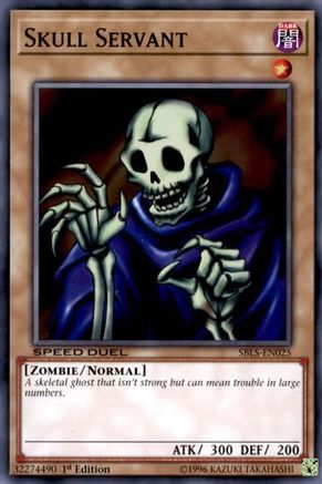 Skull Servant (SBLS-EN025) - Speed Duel: Arena of Lost Souls 1st Edition - Premium Yugioh Single from Konami - Just $0.77! Shop now at Game Crave Tournament Store