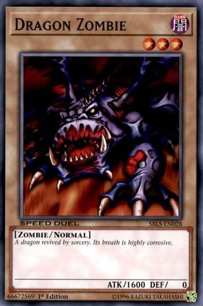 Dragon Zombie (SBLS-EN028) - Speed Duel: Arena of Lost Souls 1st Edition - Premium Yugioh Single from Konami - Just $0.13! Shop now at Game Crave Tournament Store