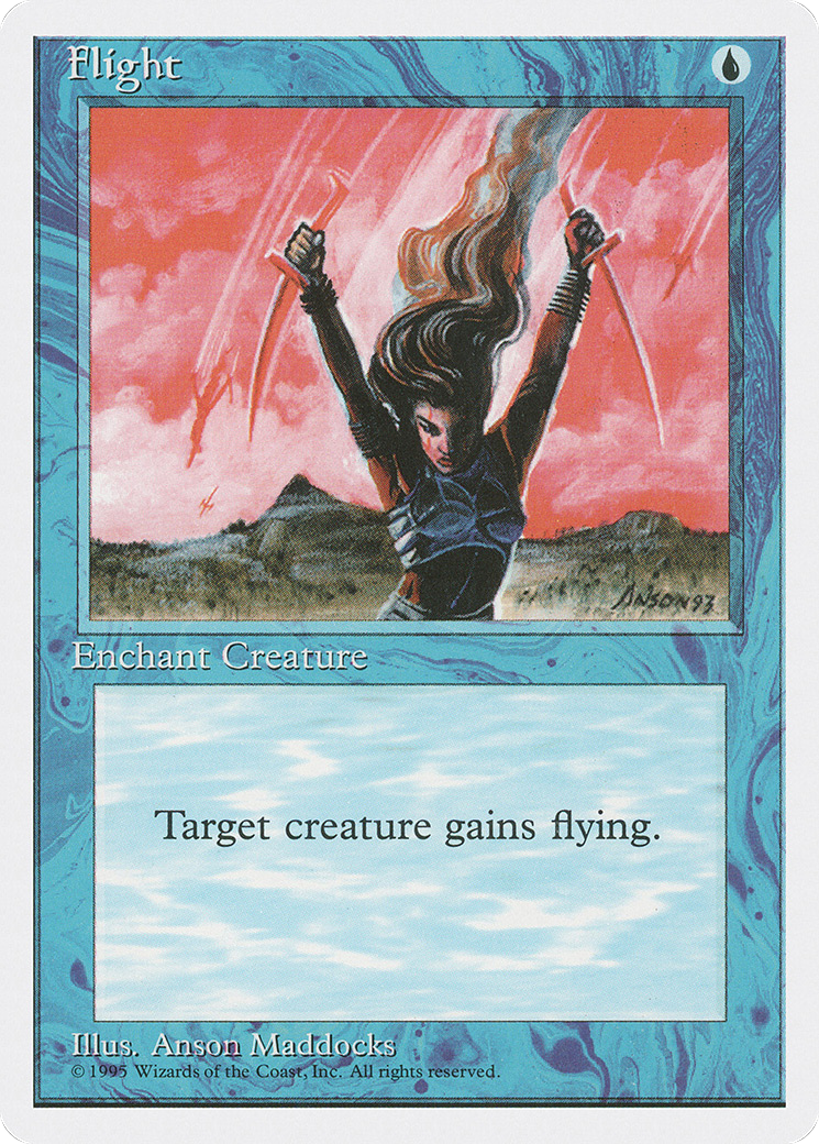 Flight (4ED-072) - Fourth Edition - Premium MTG Single from Wizards of the Coast - Just $0.25! Shop now at Game Crave Tournament Store