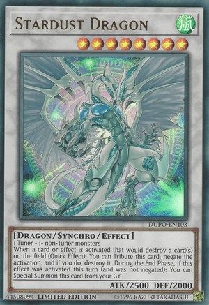 Stardust Dragon (DUPO-EN103) - Duel Power Limited - Premium Yugioh Single from Konami - Just $1.18! Shop now at Game Crave Tournament Store
