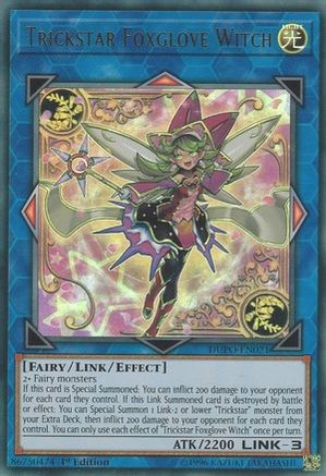 Trickstar Foxglove Witch (DUPO-EN021) - Duel Power 1st Edition - Premium Yugioh Single from Konami - Just $0.70! Shop now at Game Crave Tournament Store