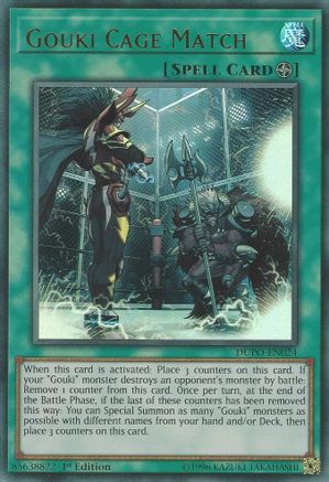 Gouki Cage Match (DUPO-EN024) - Duel Power Unlimited - Premium Yugioh Single from Konami - Just $0.08! Shop now at Game Crave Tournament Store