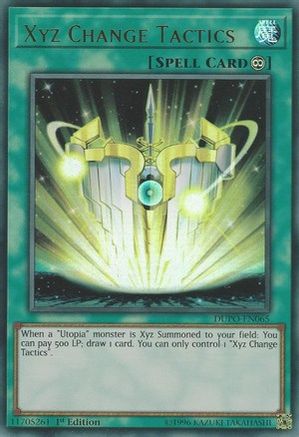 Xyz Change Tactics (DUPO-EN065) - Duel Power Unlimited - Premium Yugioh Single from Konami - Just $0.26! Shop now at Game Crave Tournament Store